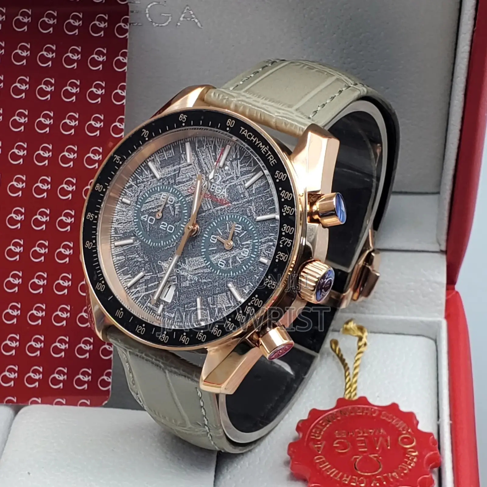 Omega Speed Master Leather