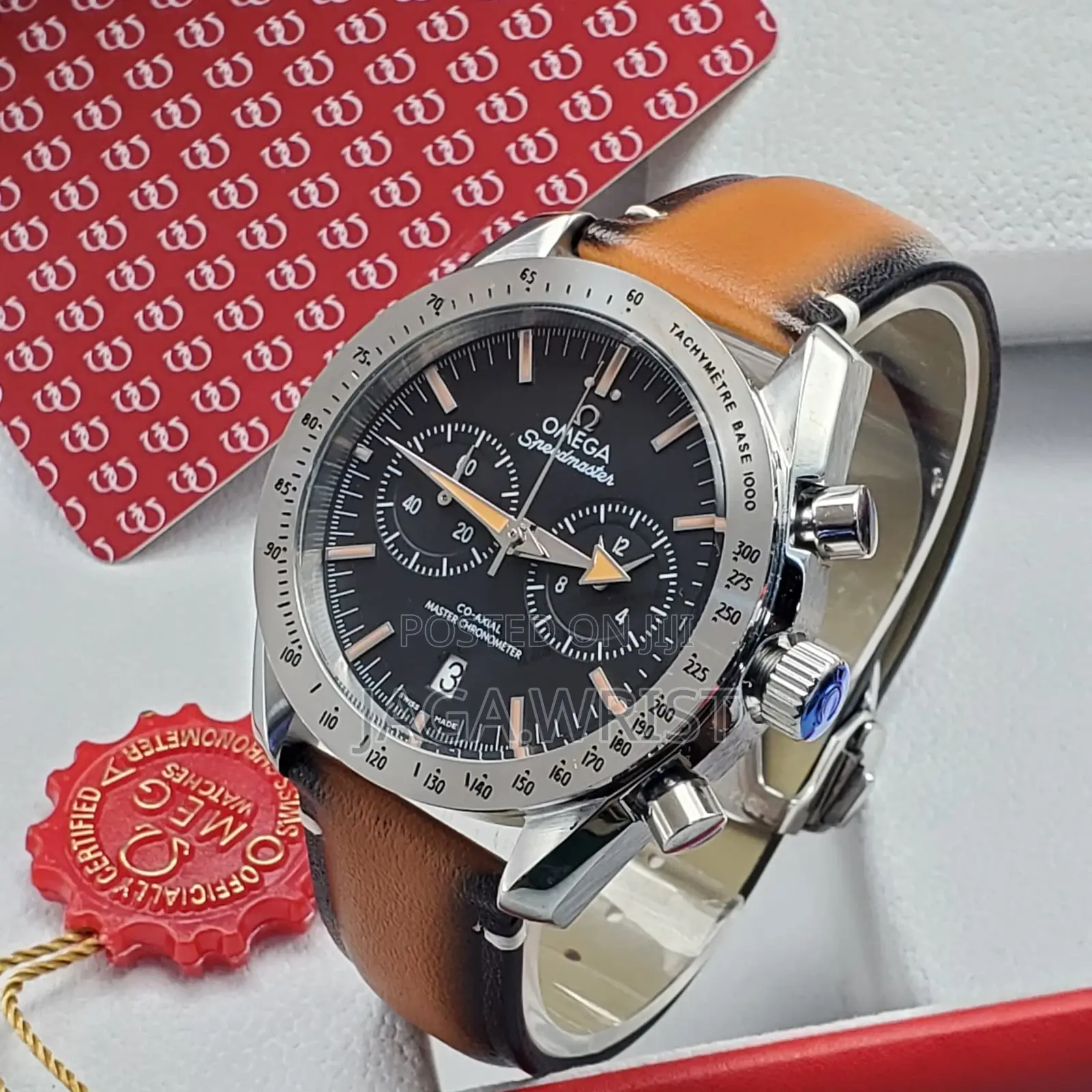 Omega Speed Master Leather