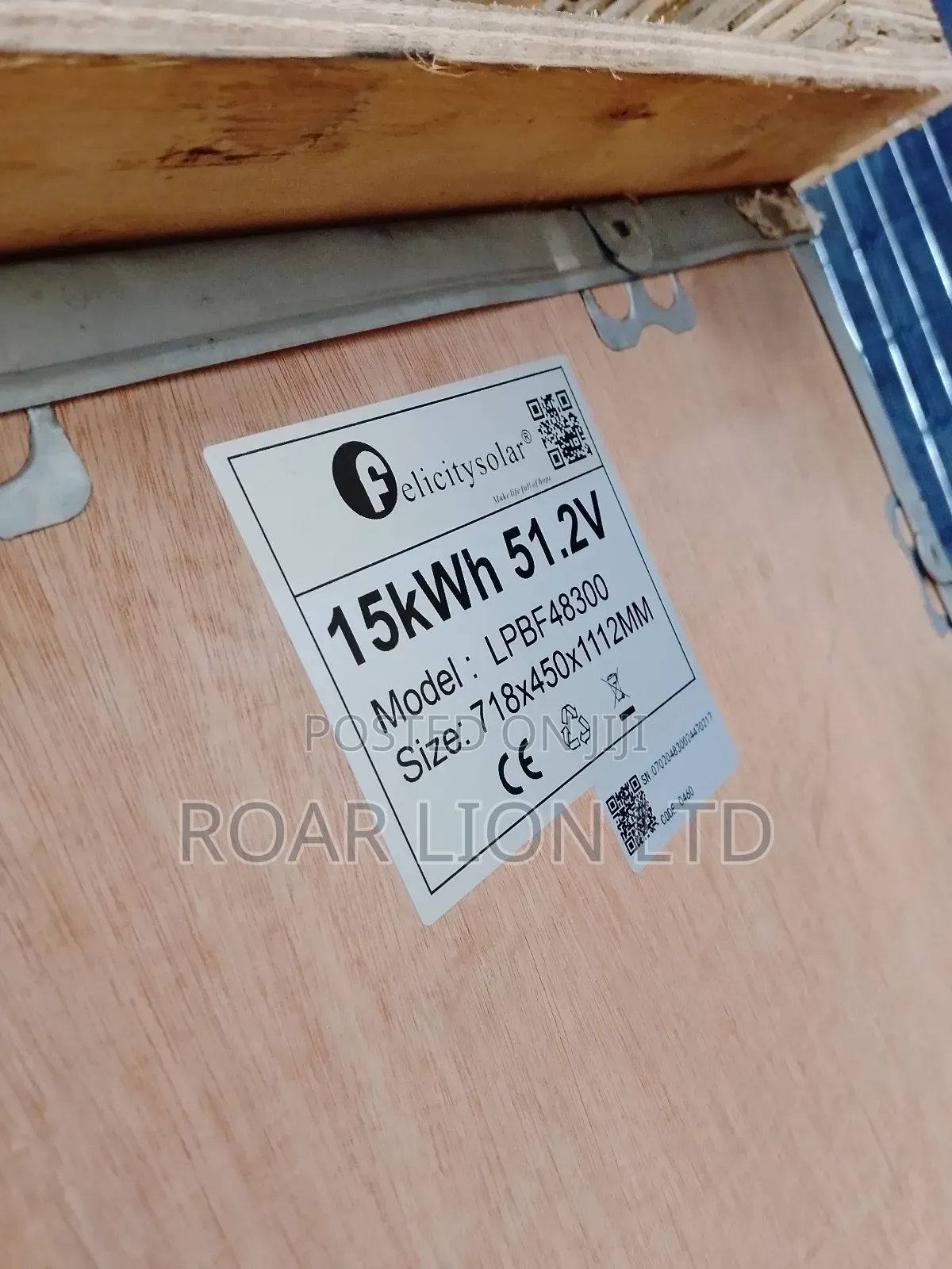 15kwh Felicity Lithium Battery