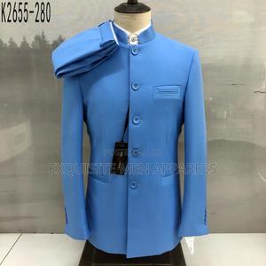 High Quality Turkish Bishop Neck Safari Men’S Suit