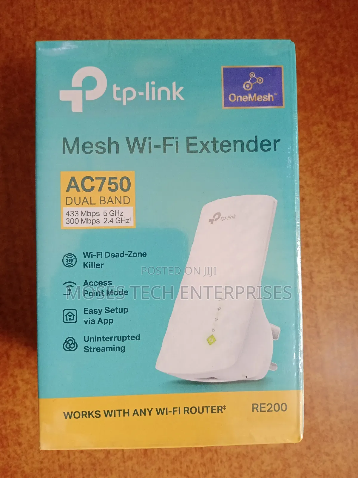 Tp-Link Mesh Wi-Fi Extender Ac750 Dual Band.