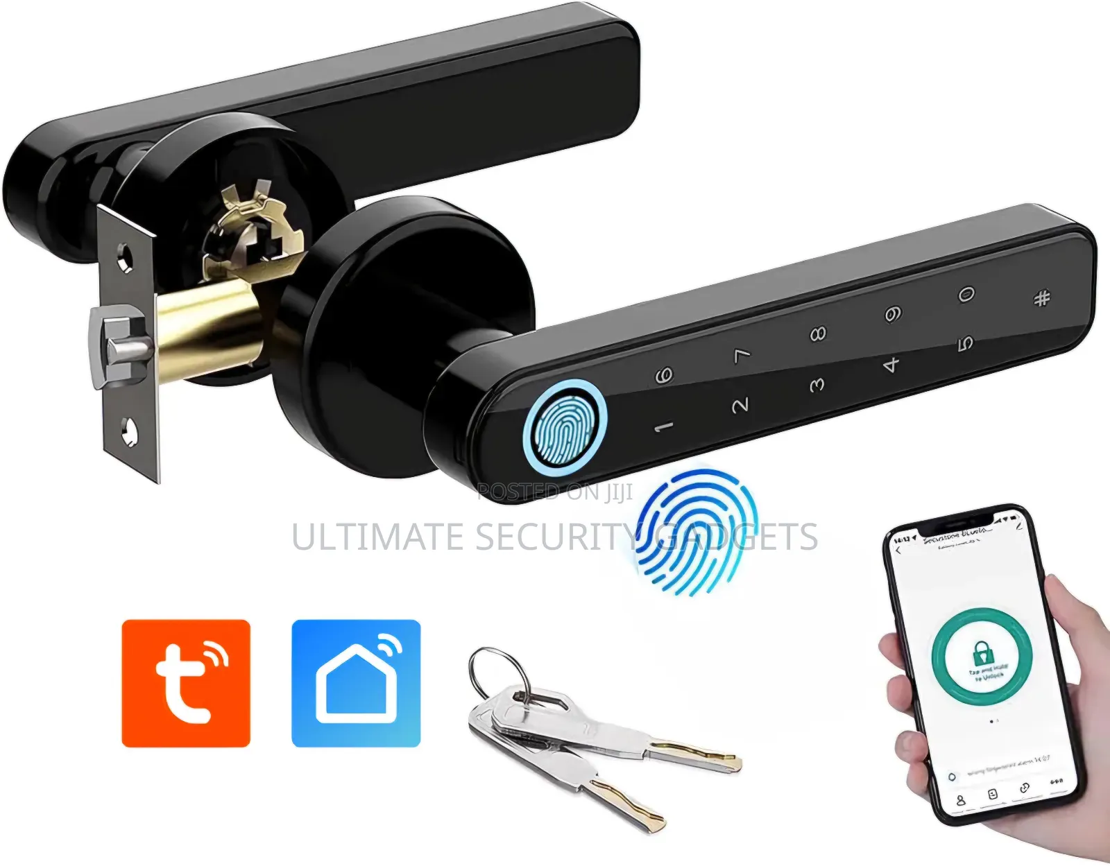 Tuya Smart Wi-Fi Intelligent Mini Handle Door Lock