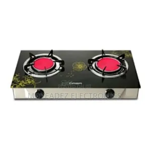 Qasa 2 Infrared Burners Heavy Glass Top Table Top Gas Cooker