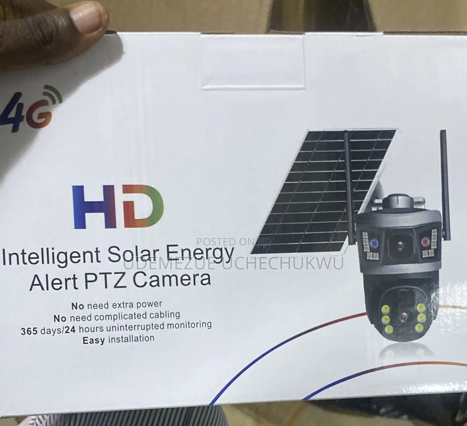 Triple Face PTZ Solar Camera
