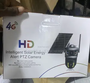 Triple Face PTZ Solar Camera
