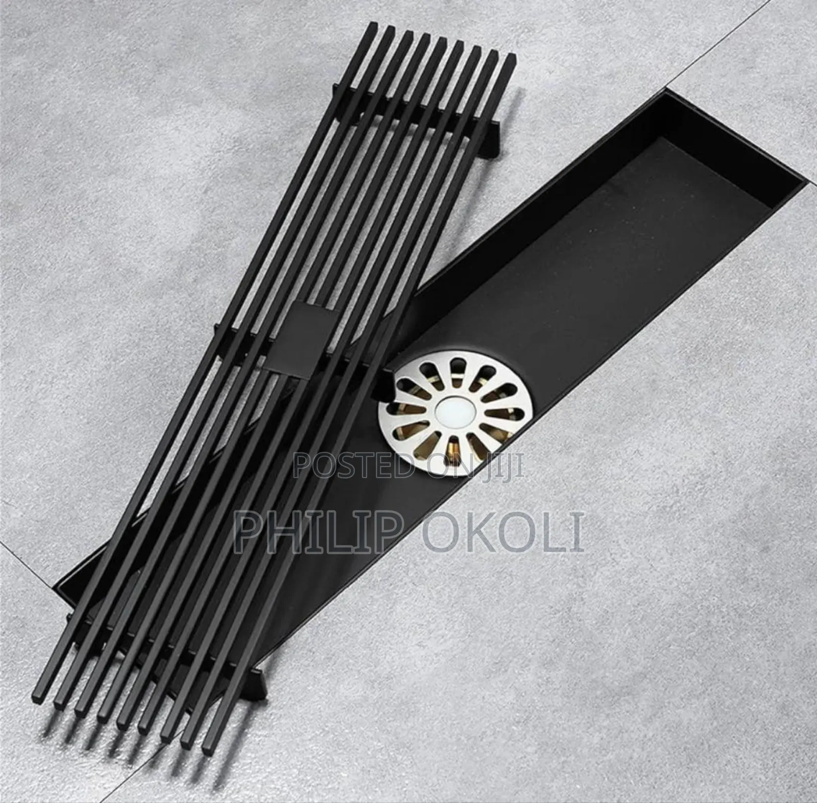60cm Black Floor Drain
