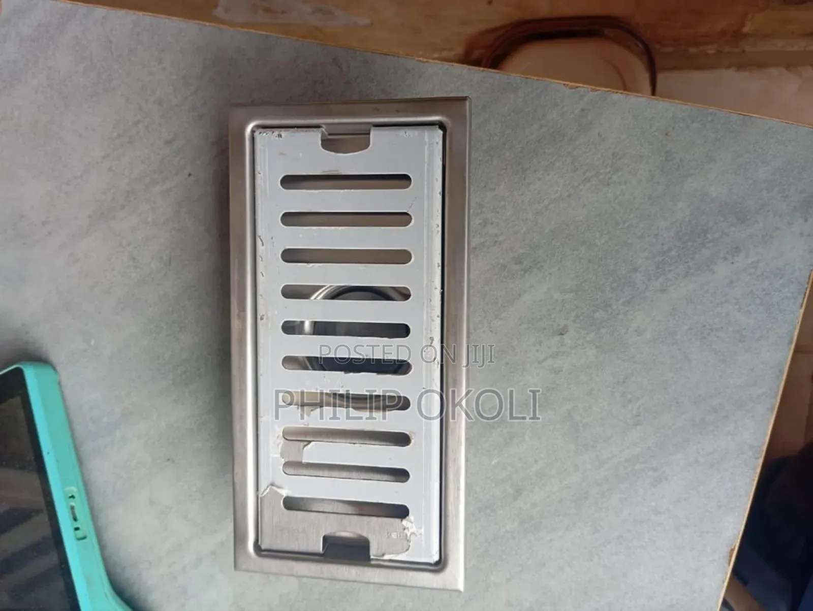 20cm Silver Floor Drain
