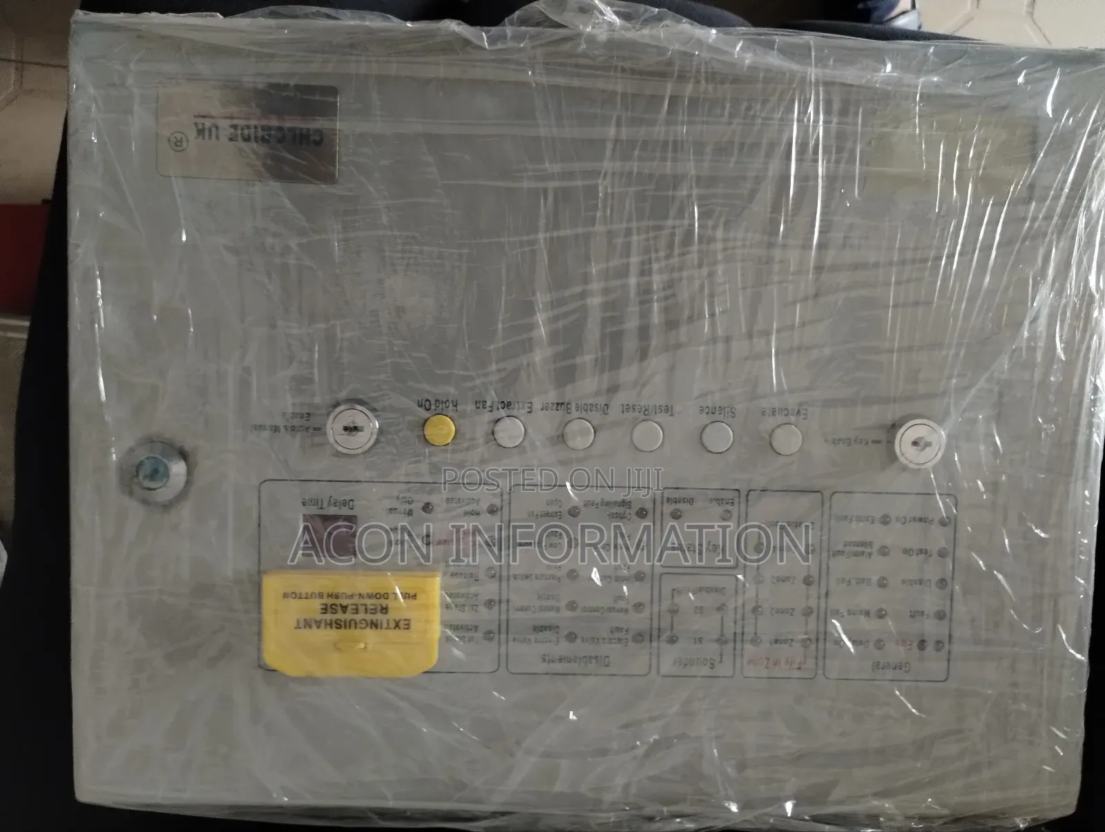 Chloride Uk Fire Alarm With Fm200 Fire Extinguisher Panel