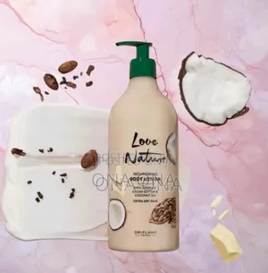Love Nature Body Lotion With Cacao Butter Coconut Oil