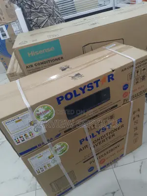 Polystar Split Black Inverter Ac 1.5hp - Low Noise, Fast Coo