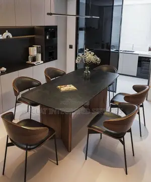Luxury Dining Table With Six Chairs