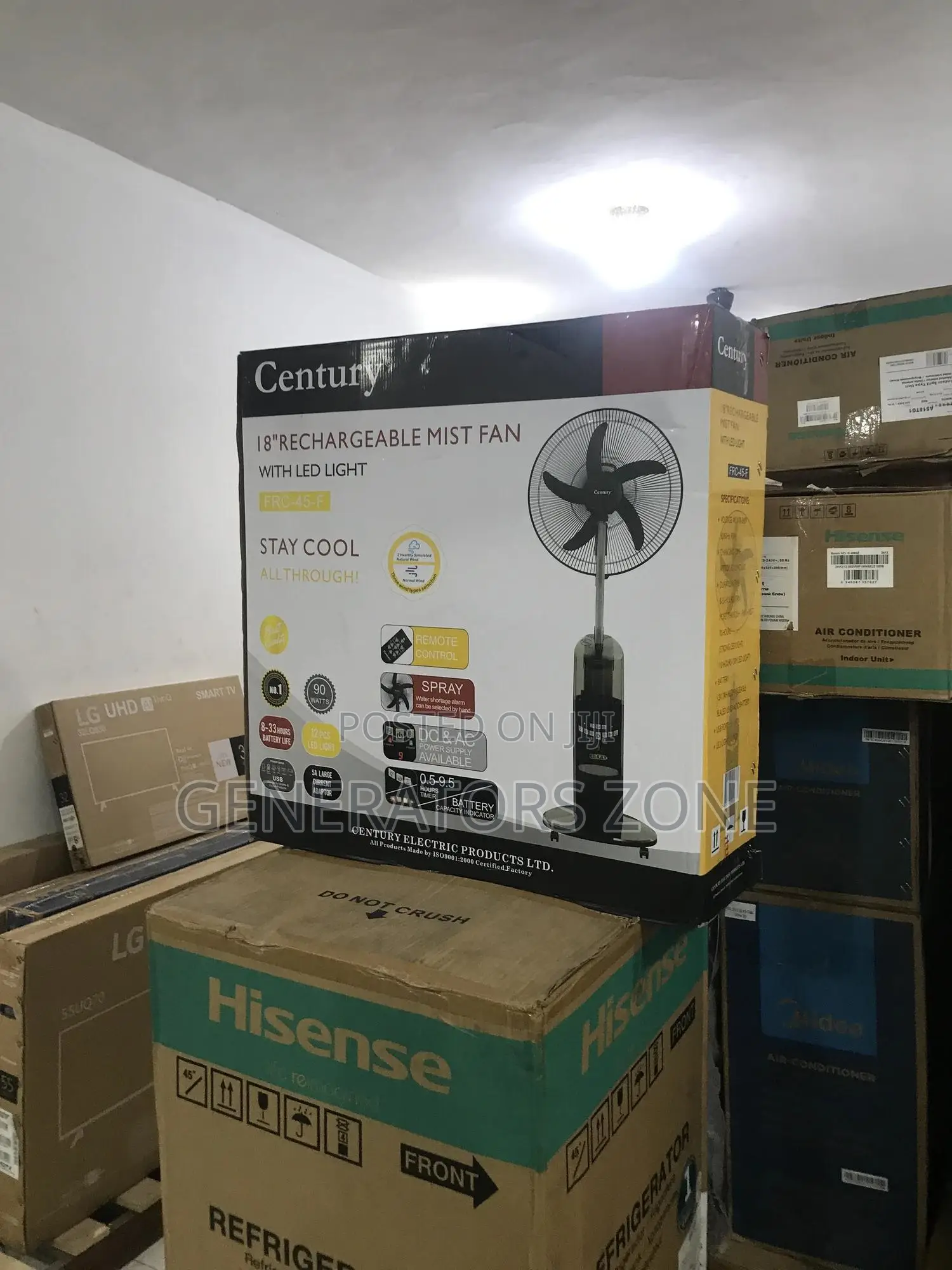 Century Mist Fan 18 Inches