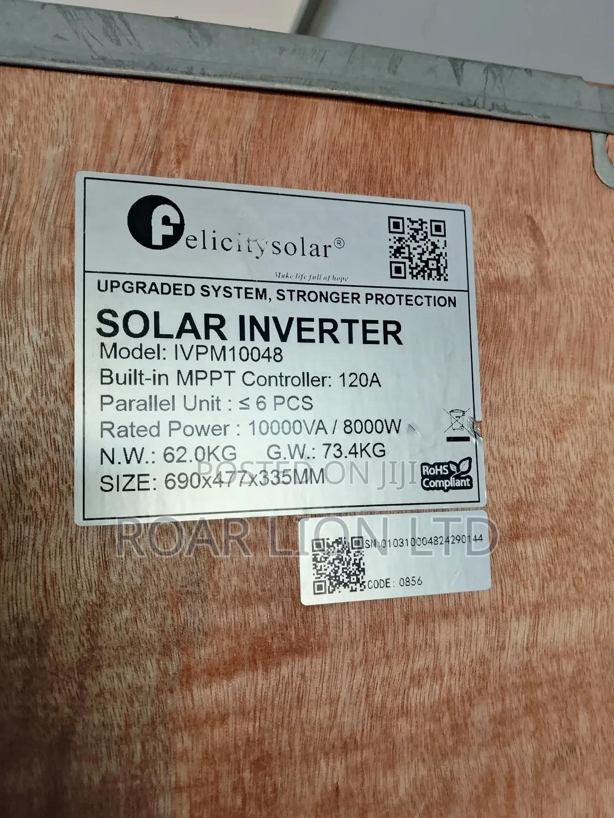 Felicity Inverter 10kva Ivem Transformer Hybrid