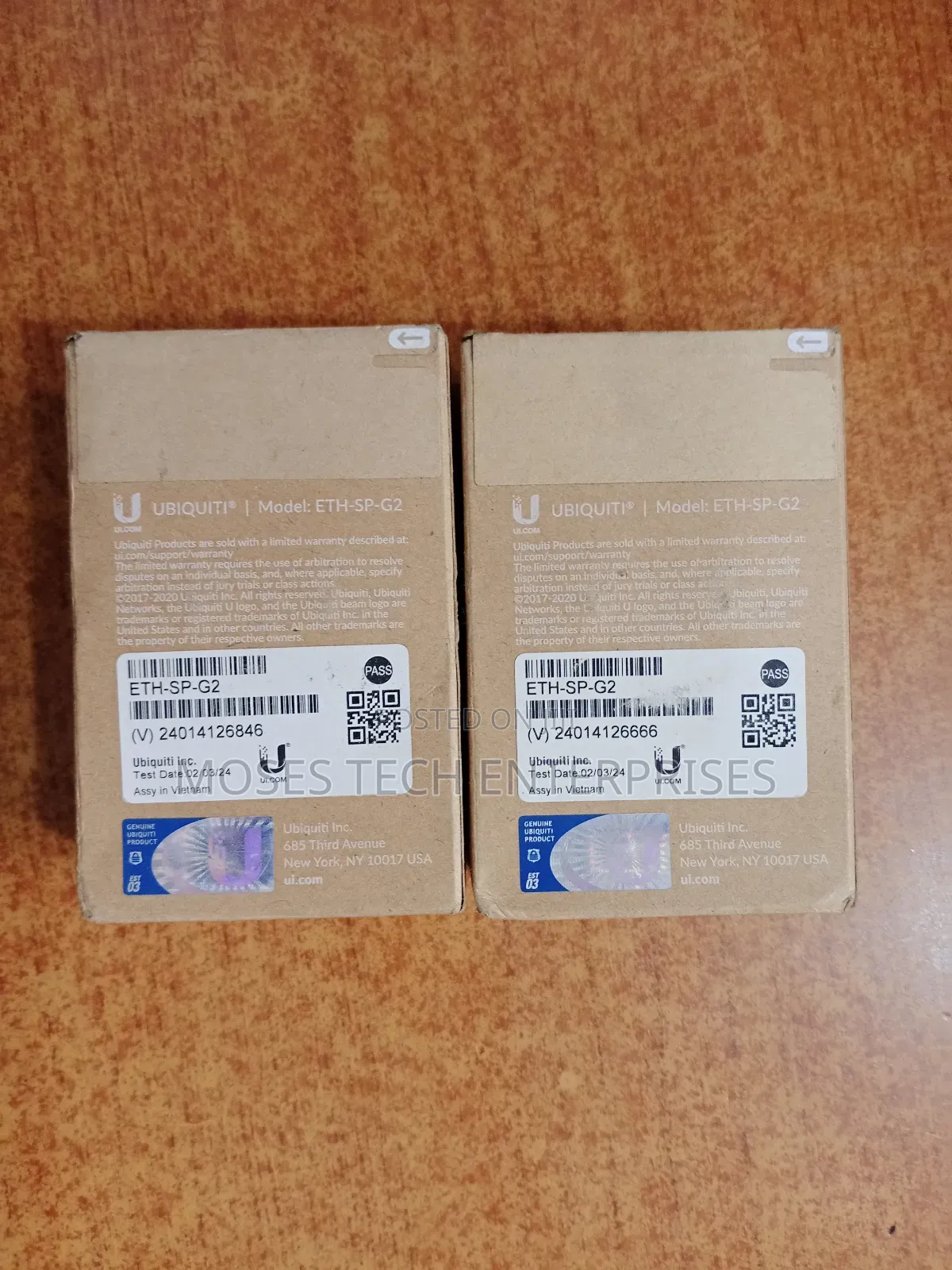 Ubiquity Ethernet Surge Protector.