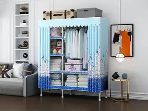2column Fabric Wardrobe