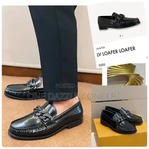 Louis Vuitton Men Leather Loafers