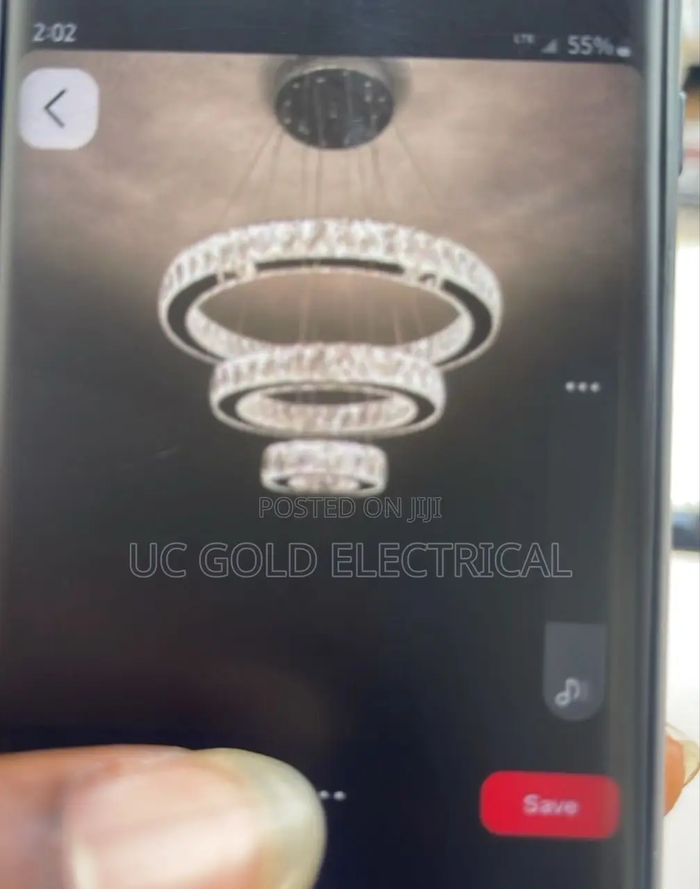 Modern Led Chandeliers Long Crystals