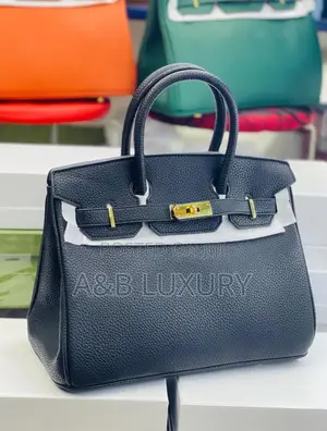Luxury Hermes Leather Bag