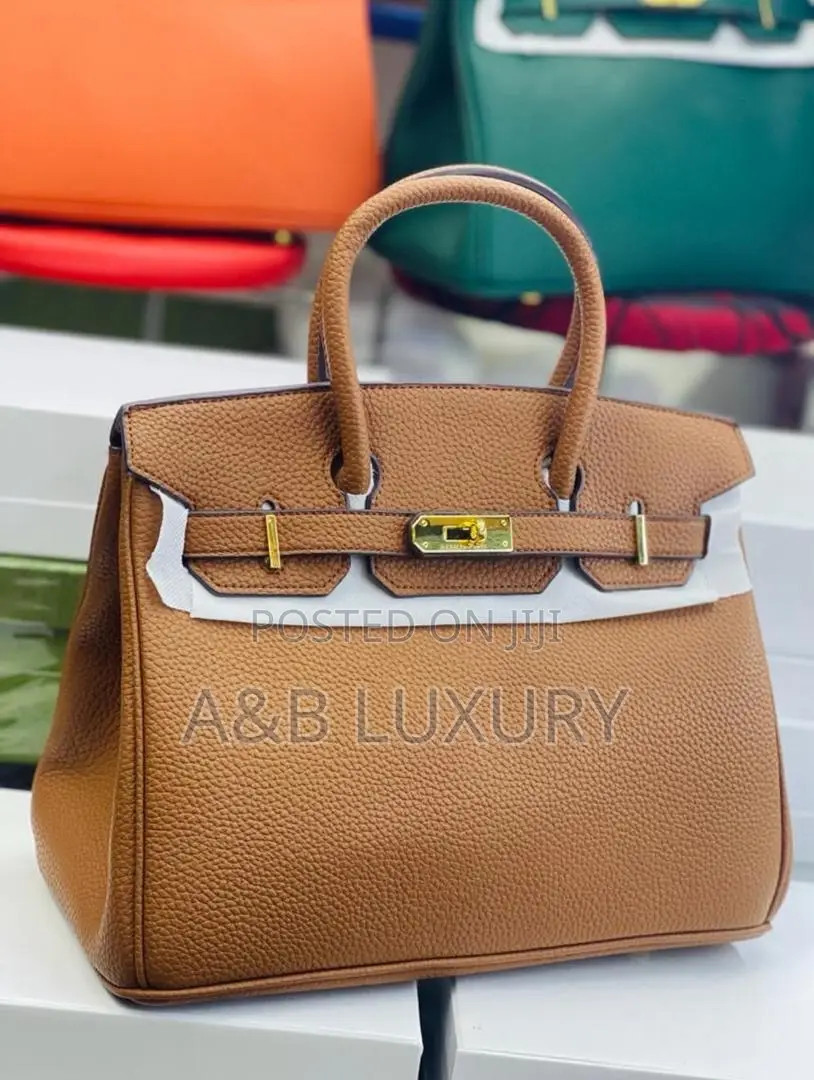 Luxury Hermes Leather Bag