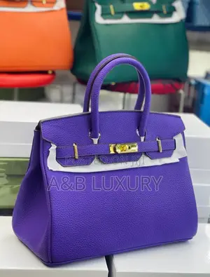 Luxury Hermes Leather Bag