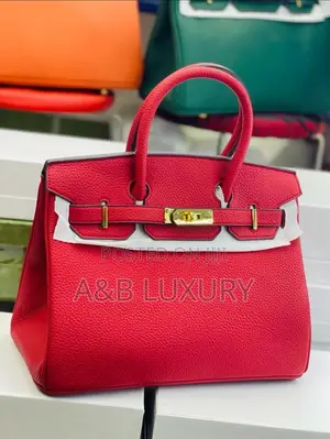 Luxury Hermes Leather Bag