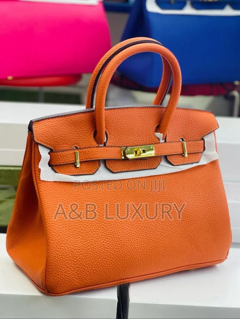 Luxury Hermes Leather Bag