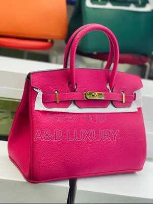 Luxury Hermes Leather Bag