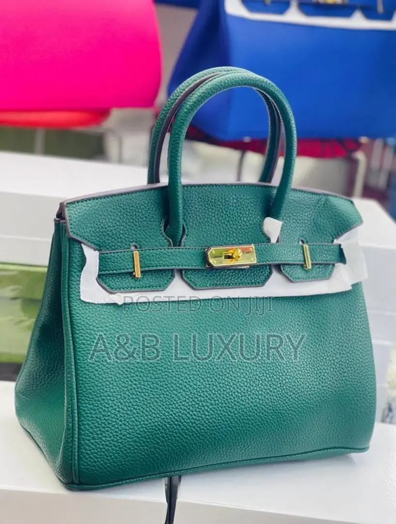 Luxury Hermes Leather Bag