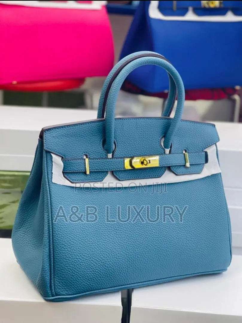 Luxury Hermes Leather Bag