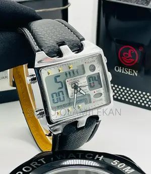 Photo - Ohsen Ad0930 Leather Watch