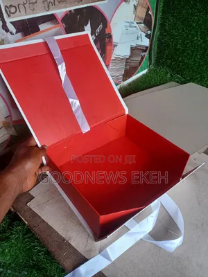 Foldable Rigid Box Template Hard Board Stock