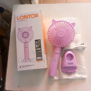 Lontor 4 Inches Rechargeable Fan
