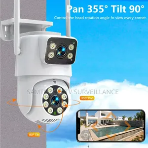 Photo - Solar Powered Outdoor PTZ Camera Dual View