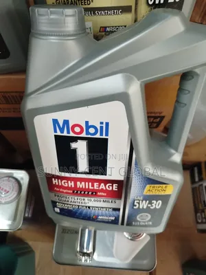 Mobil 1 High Mileage 5w30 Full Synthetic 5l Triple Action