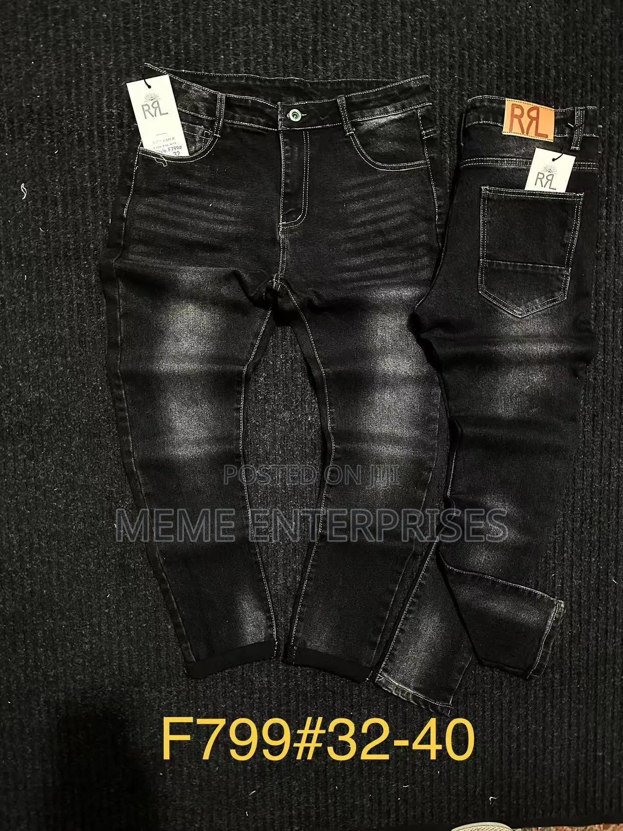 Black Stock Jean