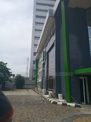 Bank Building With the Accessories for Sales Vi