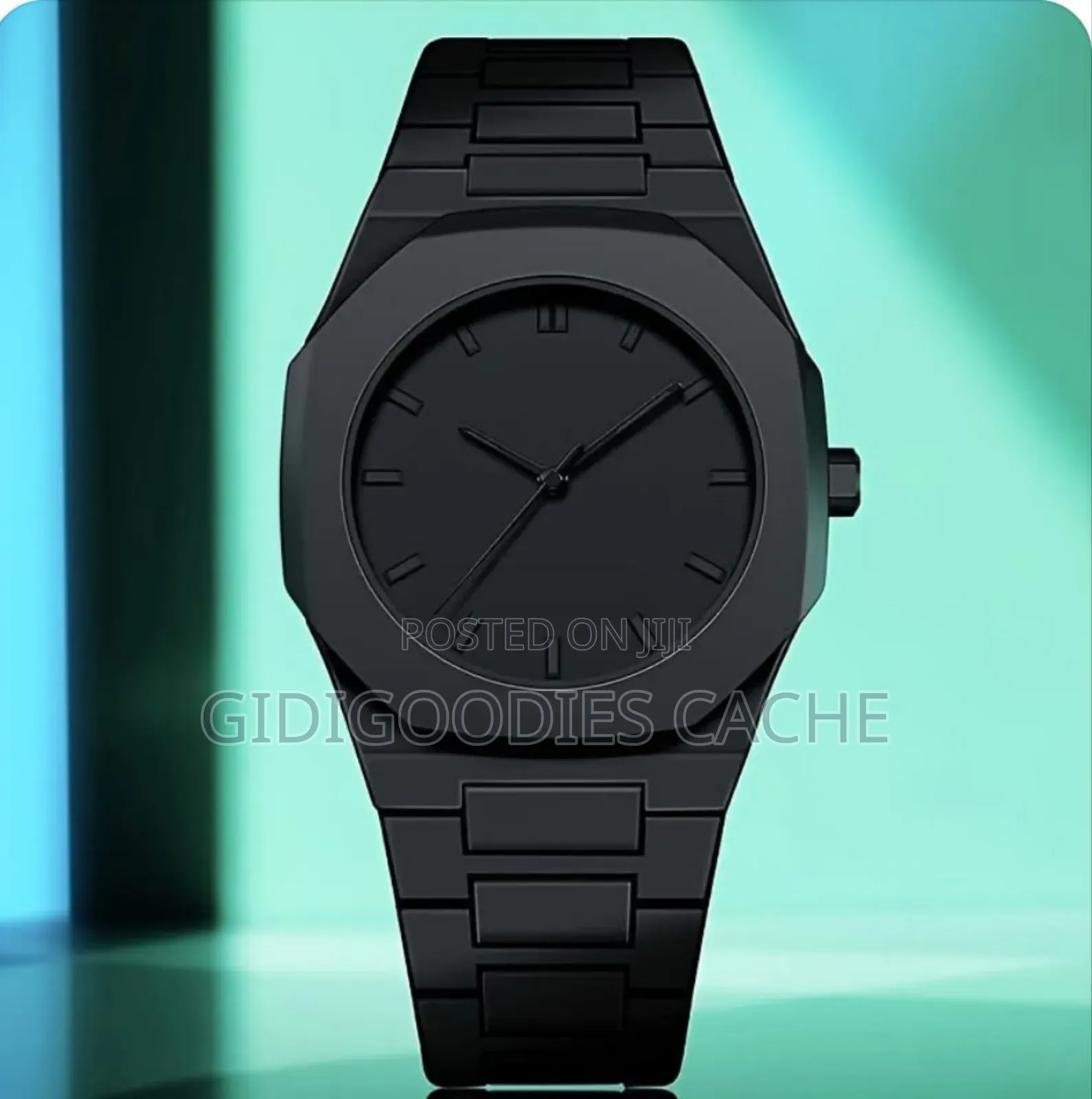 Black Valenzo Plastic Watch