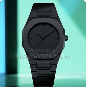 Black Valenzo Plastic Watch