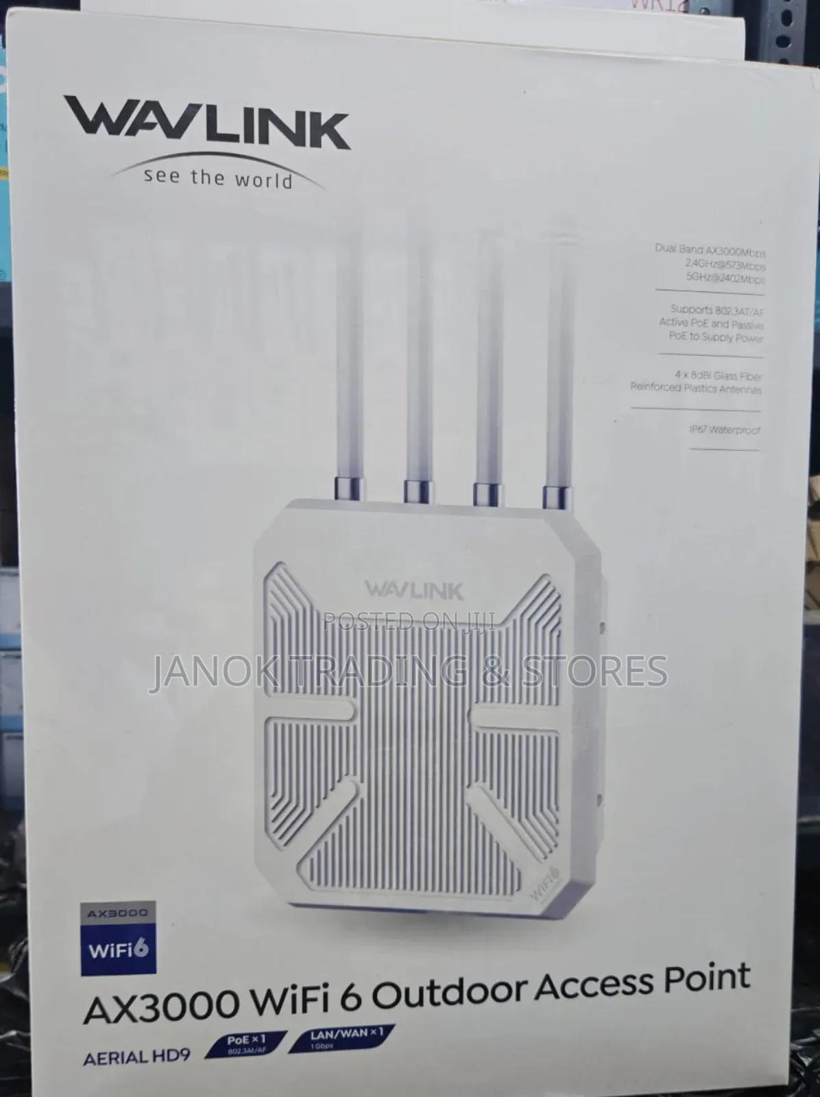 Wavlink Ax3000 Wifi 6 Outdoor Access Point