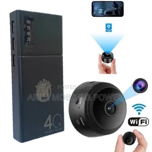 Photo - Motion Detection CCTV Mini Camera With 40000mah Power Bank