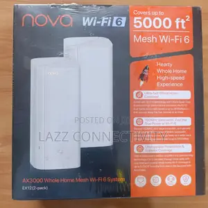 Tenda Nova Ax3000 Whole Home Gigabit Mesh Wi-Fi 6 System