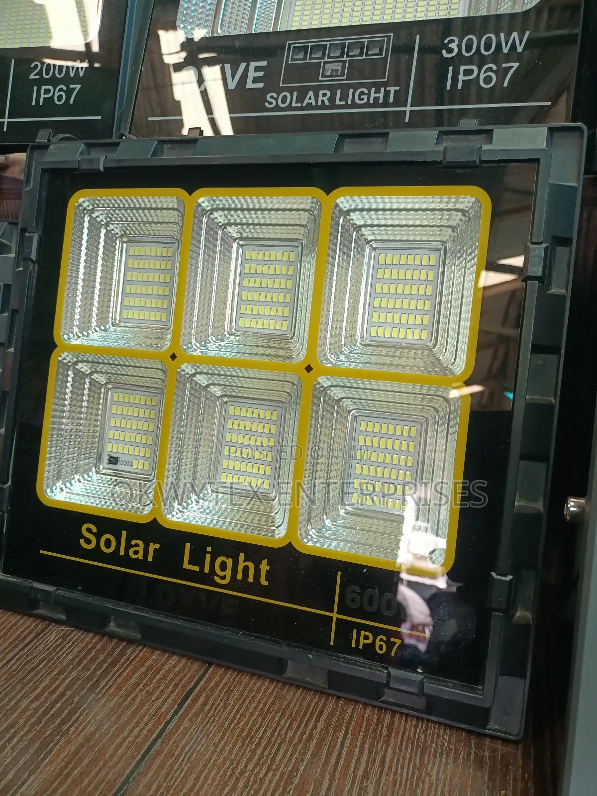 600w Indoor and Outdoor Solar Light With Separate Panel