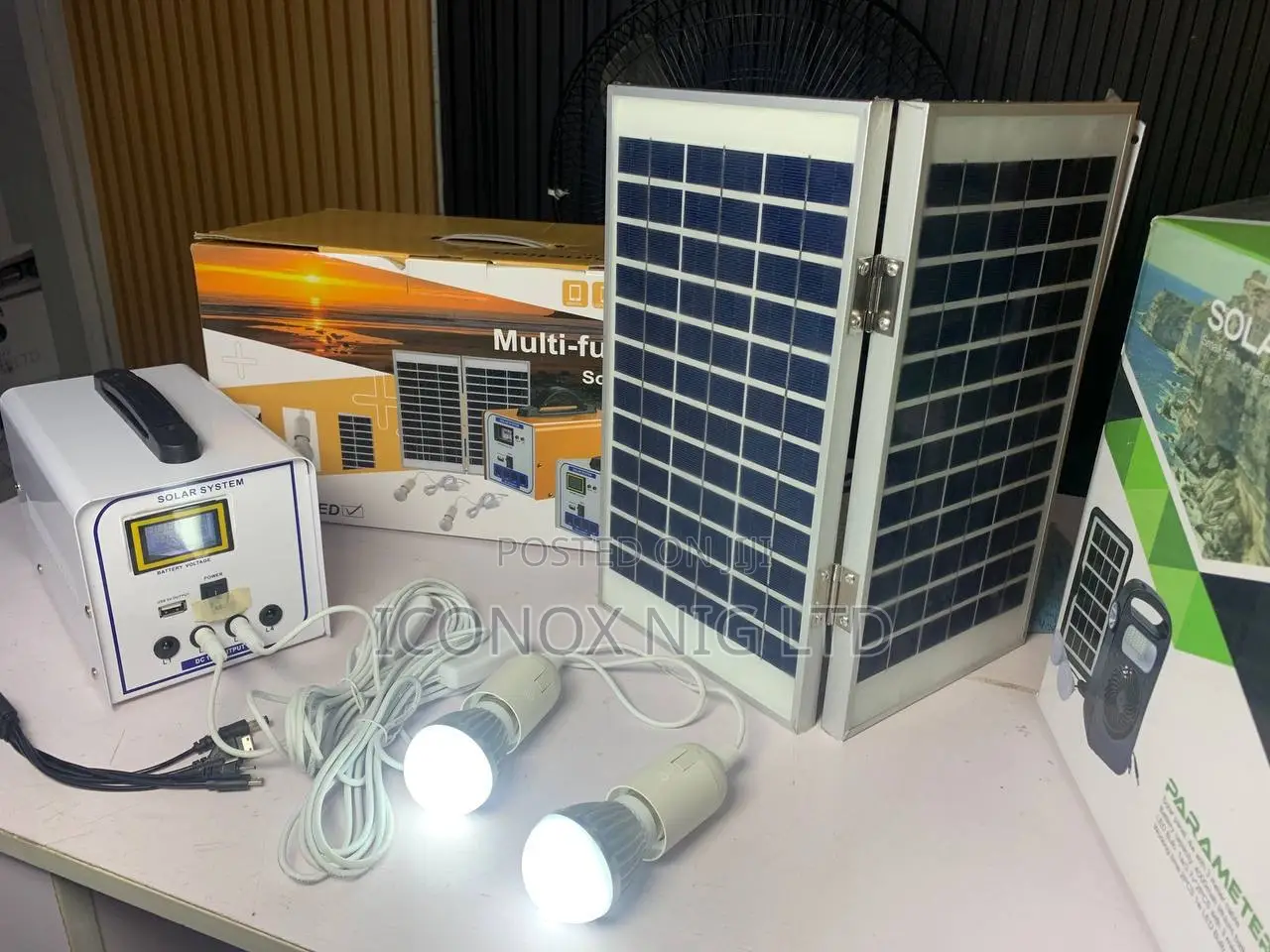 Home Solar Power Lighting System 15w Solar Kit