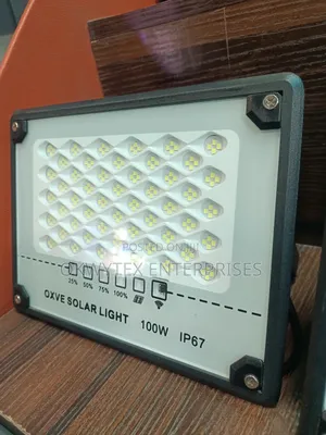 Photo - 100watts Indoor and Outdoor Solar Light With Separate Panel