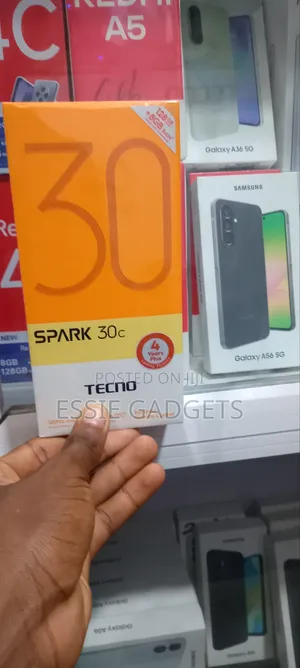 New Tecno Spark 30C 128 GB Black