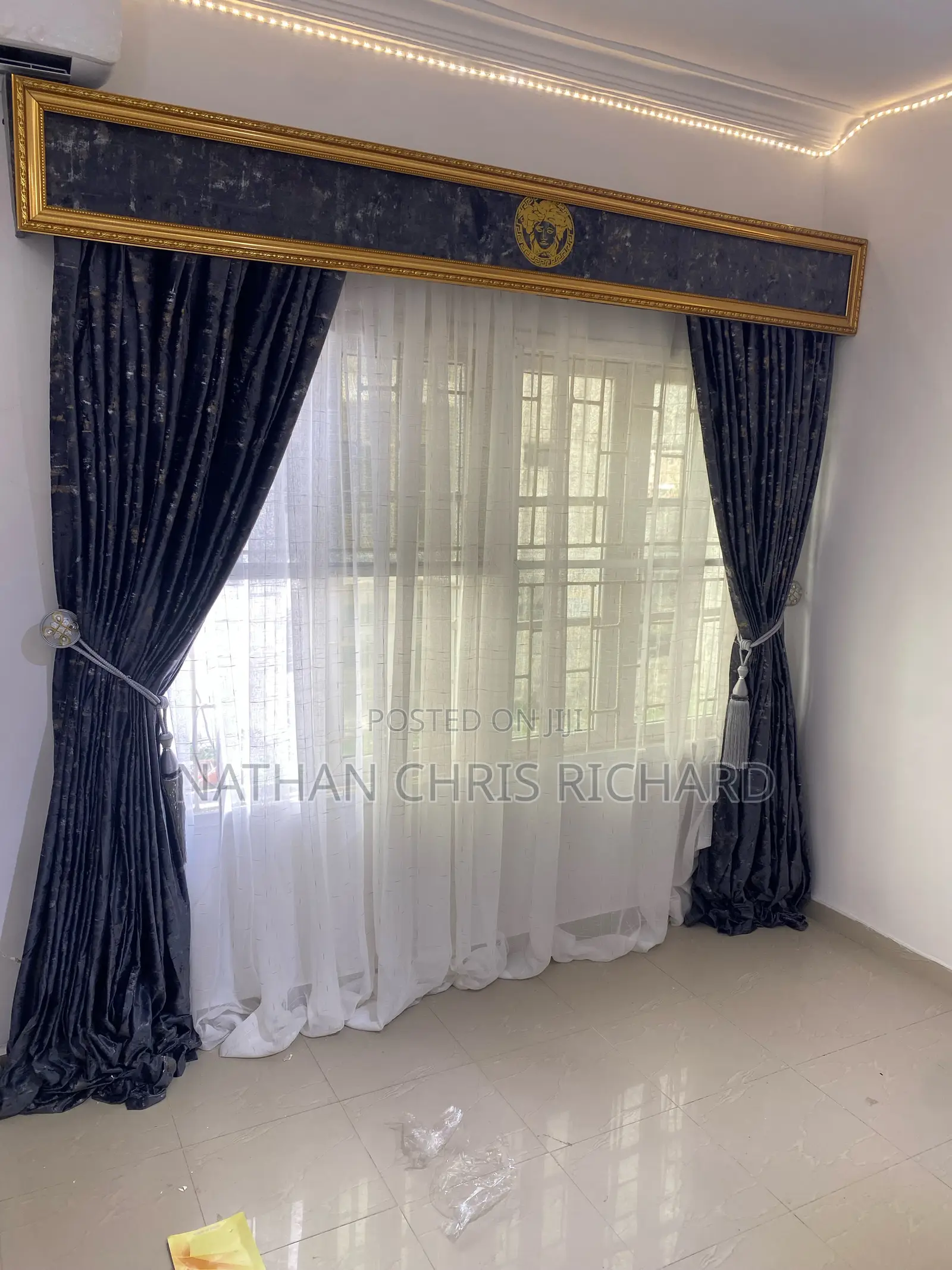 High Quality Royal Versace Velvet Curtains