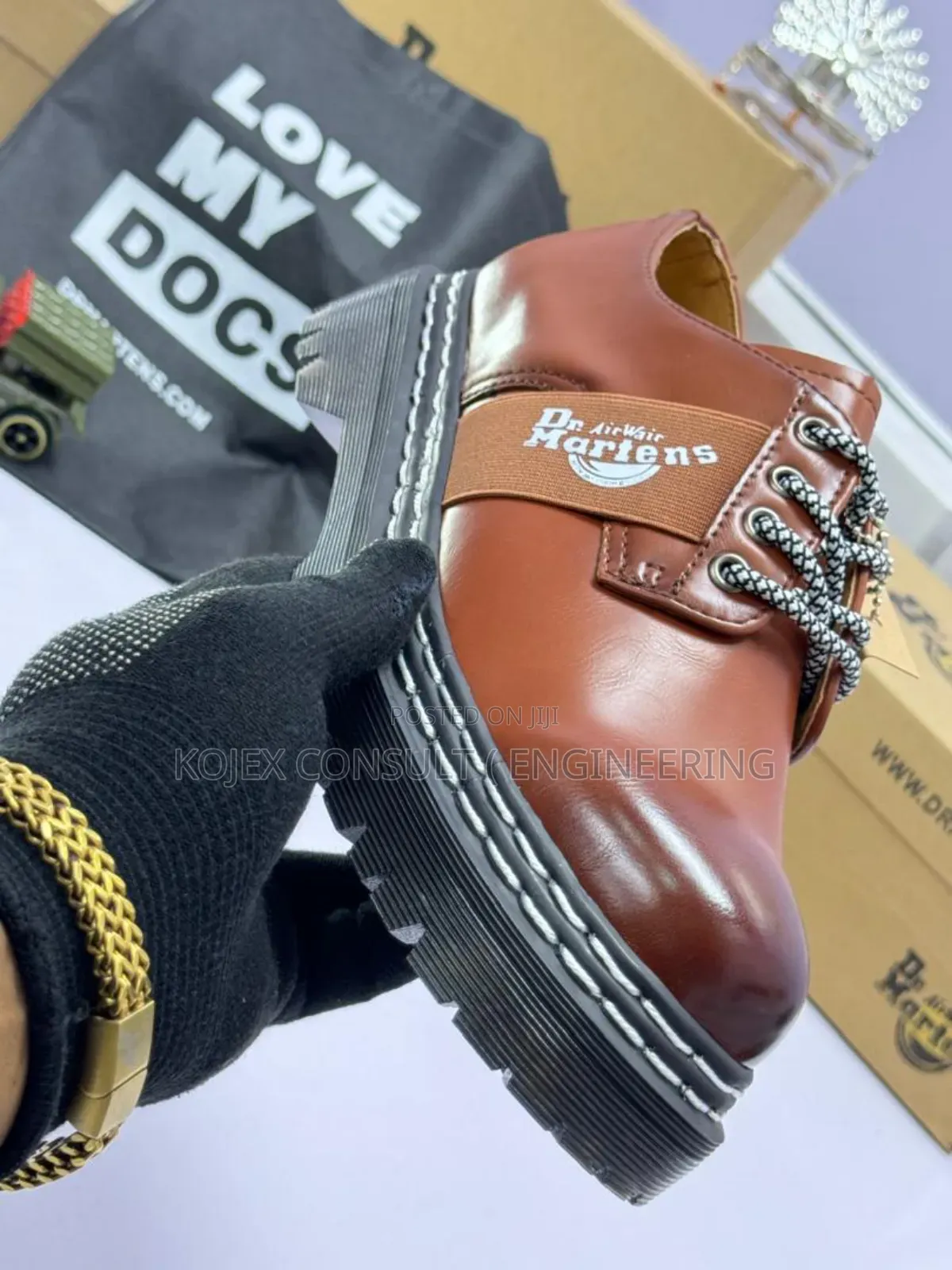 Brown Transparent Sole Dr Marten