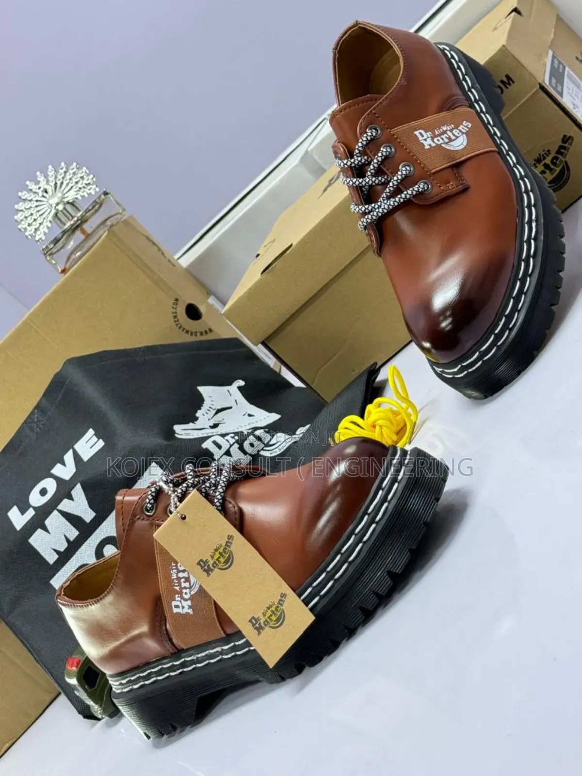 Brown Transparent Sole Dr Marten