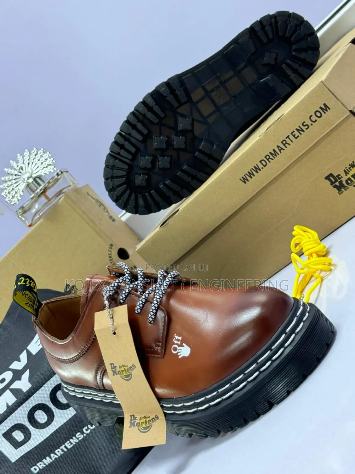 Brown Transparent Sole Dr Marten