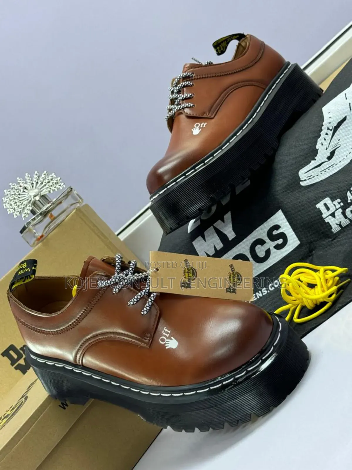Brown Transparent Sole Dr Marten